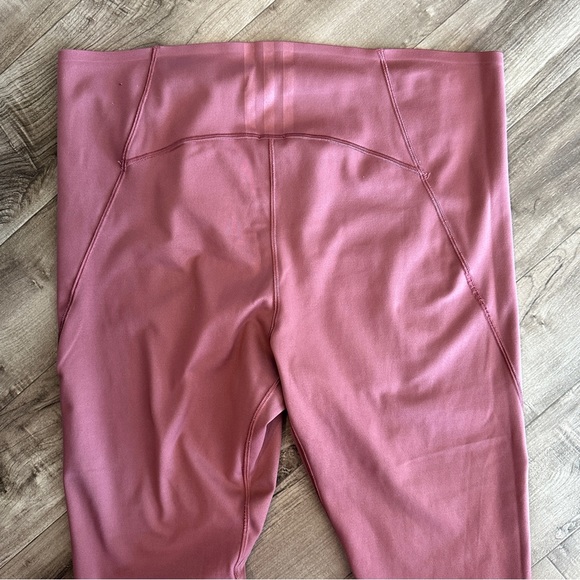 Adidas dusty pink rose athletic workout leggings set size large-2X - Picture 9 of 11